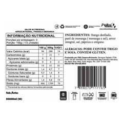 Arroz integral, frango e moranga