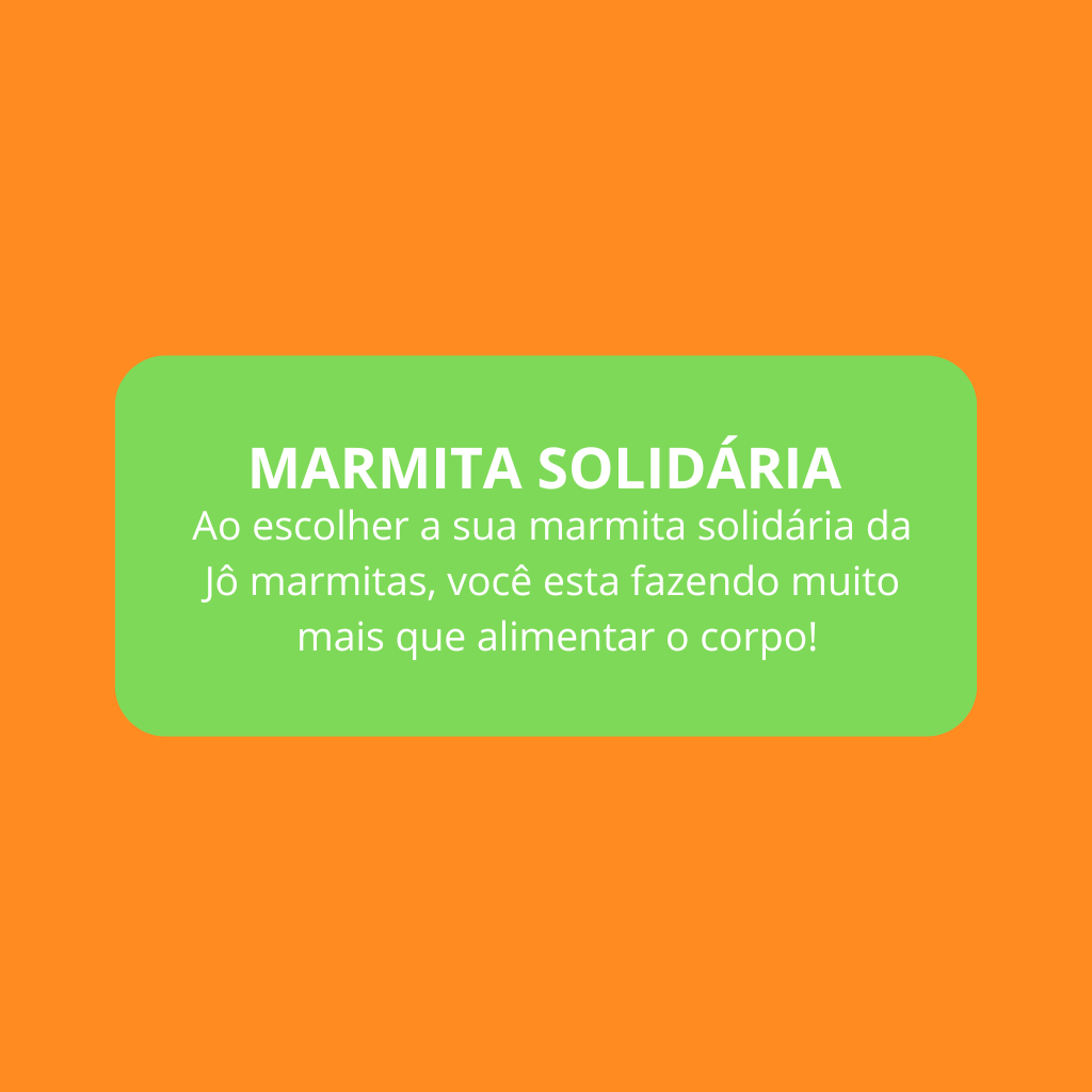 Marmita Solidária Instituto Dia do Amor